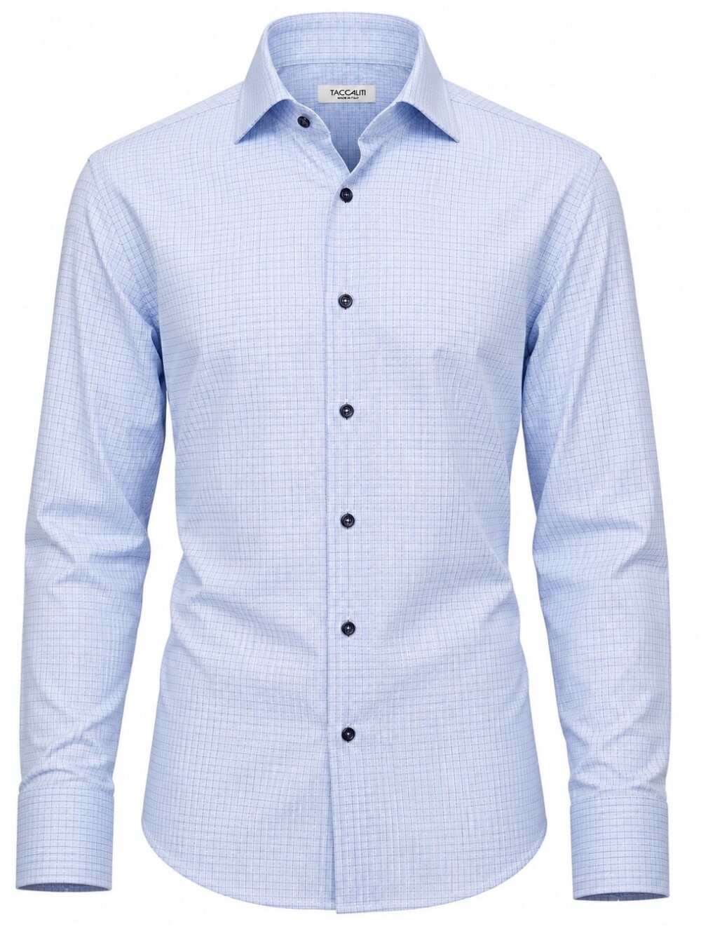 NWT Boyds Philadelphia Taccaliti Italy Blue Cotton Dress Shirt 16.5 42 Luxury
